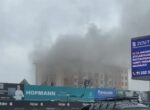 В одном из жилых комплексов столицы произошел пожар. Видео