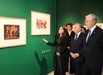 Президенты посетили выставку картин Урала Тансыкбаева и Абылхана Кастеева
