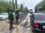 Сильный ливень вызвал сель в Заамине