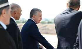 Президент ознакомился с новыми проектами и строительством в Паркентском районе