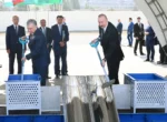 Фото: Шавкат Мирзиёев и Ильхам Алиев заложили фундамент парка «Узбекистан» в Баку
