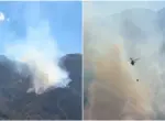 В горах Бостанлыкского района снова произошёл пожар