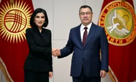 Саида Мирзиёева встретилась с президентом Кыргызстана