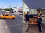 Правоохранители наказали водителя ВАЗ за дрифт в центре Самарканда. Видео