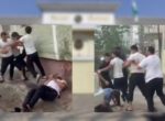 В Андижане толпа мужчин жестоко избила двух граждан. Видео