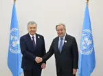 Президент Узбекистана провёл встречу с генеральным секретарём ООН