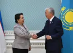 Президент Казахстана наградил главу Сената Узбекистана орденом «Достык» II степени