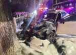 В центре Ташкента загорелся автомобиль. Видео