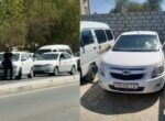 Правоохранители Хорезма объяснились за инспектора ППС, который разбил лобовое стекло Cobalt