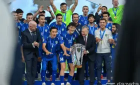 Фоторепортаж: финал CAFA между Узбекистаном и Ираном