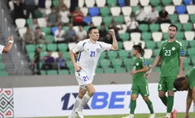 Футбол: Узбекистан победил Туркменистан на CAFA Nations Cup (видео, фото)