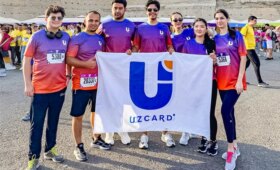 UZCARD принял участие в благотворительном ночном забеге в Бухаре
