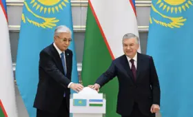 Главы Узбекистана и Казахстана дали старт нескольким совместным проектам