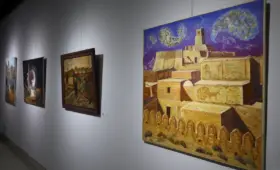 «На весах времени». Выставка художников из Хорезма открылась в Ташкенте