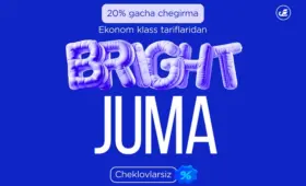 Uzbekistan Airways объявляет «Bright пятницу»: более 200 тысяч билетов со скидкой до 20%