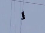 На перевале Камчик девушка сорвалась с аттракциона Zip-line. Видео