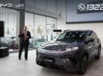 В BYD Yakkasaroy прошла мини-презентация новинки модельной линейки бренда в Узбекитане АТТО 8