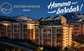Hamma Barobar: гибкие условия покупки для апартаментов премиум-класса в Oqtosh Avenue Resort
