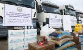 Узбекистан передал Афганистану гуманитарную помощь на 390 тонн