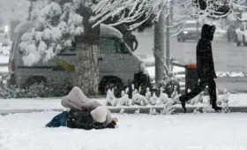 Фото: Настоящая зима в Ташкенте