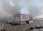 Крупный пожар в здании торгового центра Aviator. Сообщается об одной жертве. Фото, видео