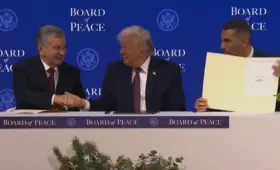 Шавкат Мирзиёев подписал устав Совета мира, созданного по инициативе Дональда Трампа