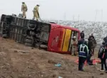 В Навоийской области опрокинулся автобус, погибли 2 человека, ранены 9