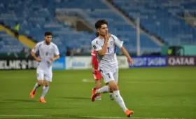 Футболисты Узбекистана стартовали с победы на Кубке Азии U-23 (+видео)