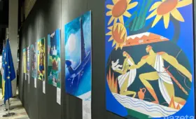 Выставка плакатов украинских иллюстраторов открылась в Ташкенте