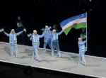 Фото: Делегация Узбекистана на открытии зимних Олимпийских игр-2026