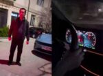 Погонял на папиной машине — папа сел. В Ташкенте арестовали отца юных гонщиков. Видео