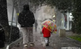 Фоторепортаж: Зима, которая не торопится уходить