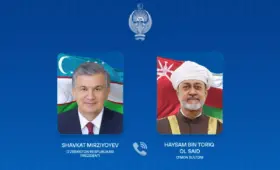 Президент Узбекистана и султан Омана обсудили обстановку на Ближнем Востоке