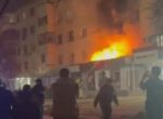 Шесть минут на спасение. Возле метро «Буюк Ипак Йули» ночью полыхала многоэтажка. Видео