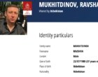 Равшан Мухитдинов также объявлен в розыск через Интерпол