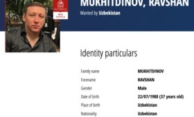 Равшан Мухитдинов также объявлен в розыск через Интерпол