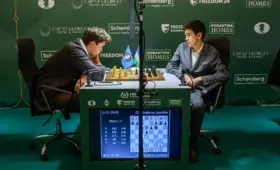 Шахматист Жавохир Синдаров увеличил отрыв от преследователей в Турнире претендентов