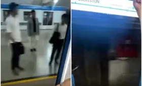 Метро проверяет инцидент с поездом, который проехал станцию с открытой дверью