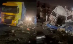 В крупном ДТП в Ташкентской области погибли 2 человека, 4 получили травмы