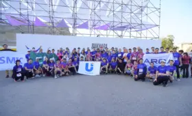 Команда UZCARD приняла участие в ночном забеге Bukhara Night Race 2026