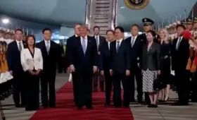 Дональд Трамп прибыл в Китай на переговоры с Си Цзиньпином