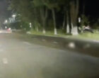 Ночные гонки в центре Ташкента закончились наездом на пешехода. Видео