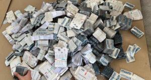 Правоохранители наткнулись на крупную партию контрафактных лекарств на границе в Ташкентской области. Видео
