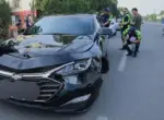 В Коканде несовершеннолетний водитель сбил трёх детей на переходе