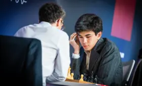 Жавохир Синдаров сыграл вничью с Каруаной на турнире Grand Chess Tour в Румынии