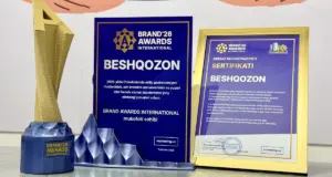 Beshqozon получил награду Brand Awards International 2026 за вклад в популяризацию узбекского плова