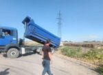 В Бектемирском районе Ташкента обрушилось бетонное укрепление берега