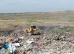 На мусорном полигоне под Ташкентом произошел пожар. Видео