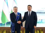 Президента Узбекистана наградили орденом «Манас» I степени
