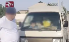 В Навоийской области водителя оштрафовали за перевозку 20 детей в Damas